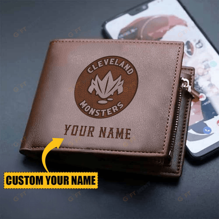 Cleveland Monsters Leather Wallet