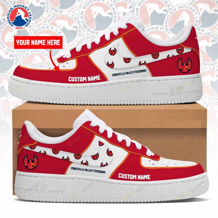 PERSONALIZED Coachella Valley Firebirds Air Force Sneakers