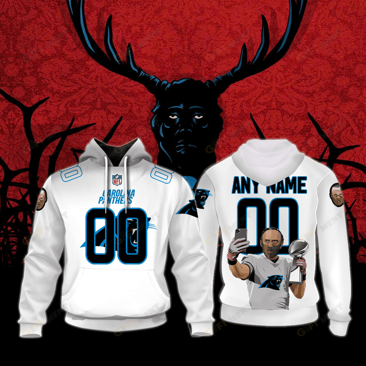Carolina Panthers x Hannibal Jersey Style T Shirt, Hoodie, Zip Hoodie, Sweatshirt