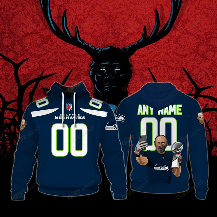 Seattle Seahawks x Hannibal Jersey Style T Shirt, Hoodie, Zip Hoodie, Sweatshirt