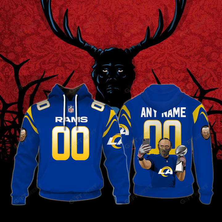 Los Angeles Rams x Hannibal Jersey Style T Shirt, Hoodie, Zip Hoodie, Sweatshirt