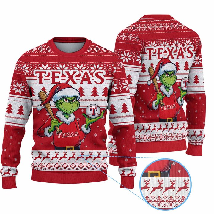 Texas RangersMLB Ugly Sweater 2024 G