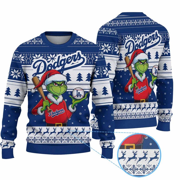 Los Angeles DodgersMLB Ugly Sweater 2024 G