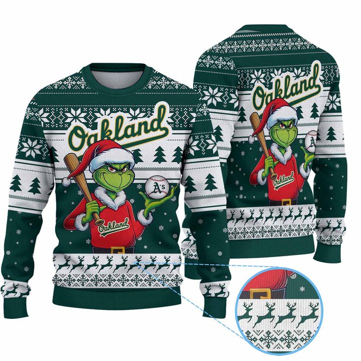Oakland AthleticsMLB Ugly Sweater 2024 G