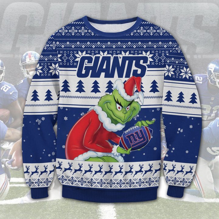 NYG Grinch Ugly Sweater