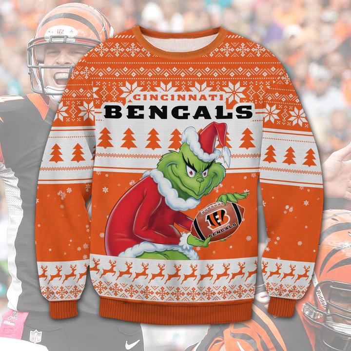 CBengal Grinch Ugly Sweater