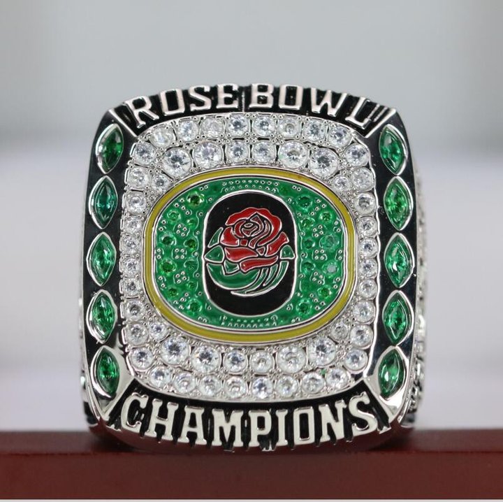 2019 Oregon Ducks College Football Rose Bowl Championship Ring   Premium Series