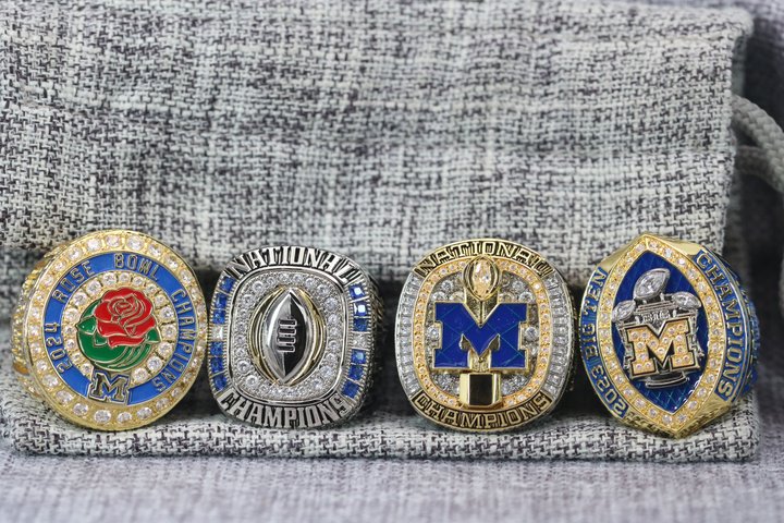 2024 Michigan Wolverine Championship Ring Set Premium Series