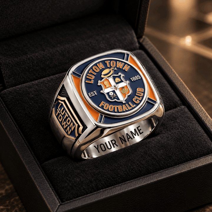 Luton Town EPL Custom Fan Ring Print Style 3