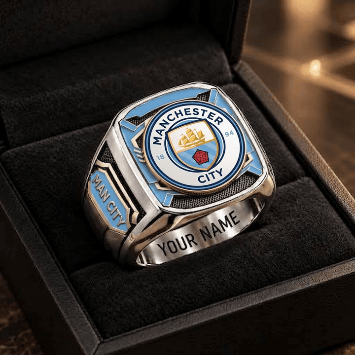 Manchester City EPL Custom Fan Ring Print Style 3
