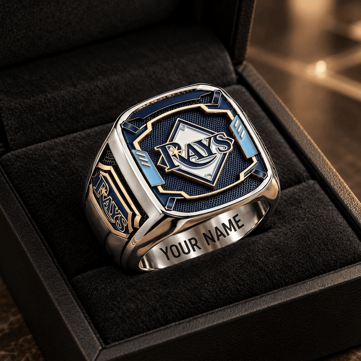 Tampa Bay Rays MLB Custom Fan Ring Print Style 3