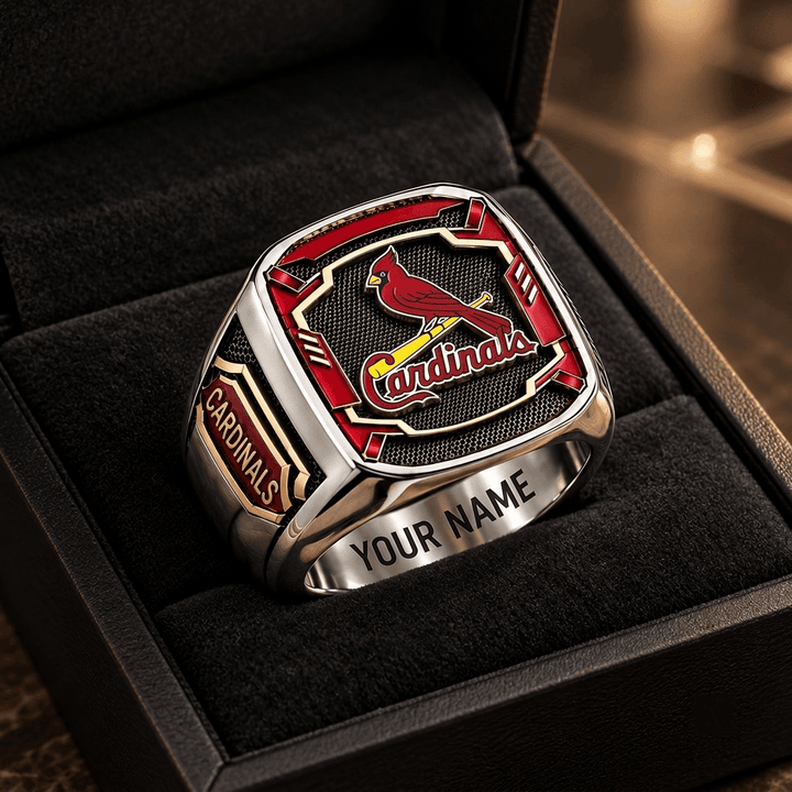 St. Louis Cardinals MLB Custom Fan Ring Print Style 3