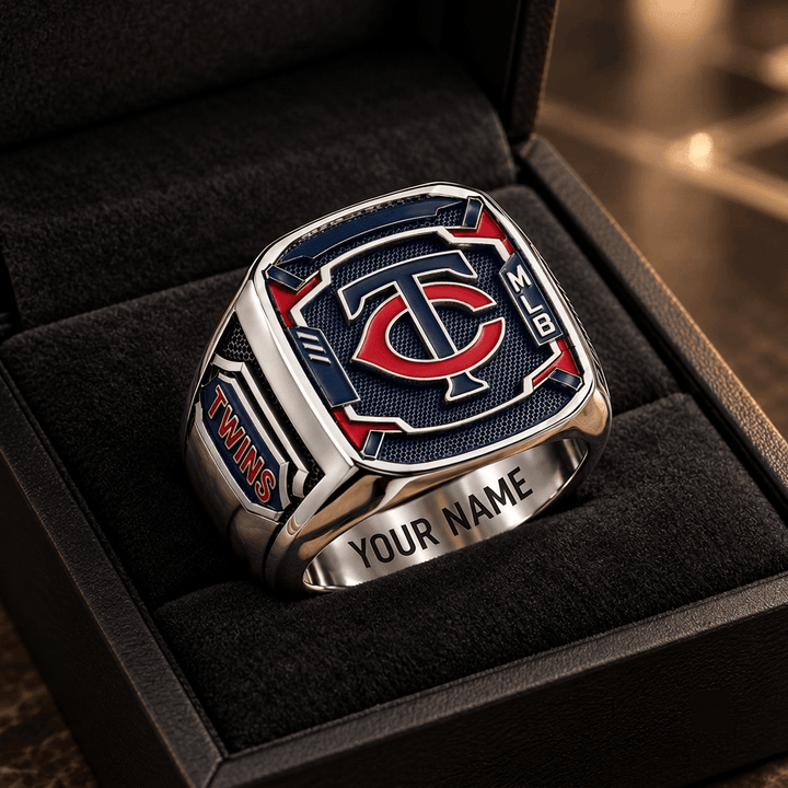 Minnesota Twins MLB Custom Fan Ring Print Style 3