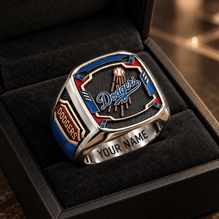 Los Angeles Dodgers MLB Custom Fan Ring Print Style 3