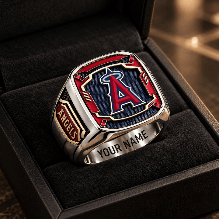 Los Angeles Angels MLB Custom Fan Ring Print Style 3