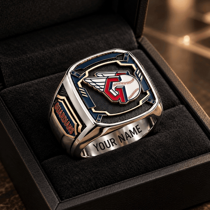 Cleveland Guardians MLB Custom Fan Ring Print Style 3