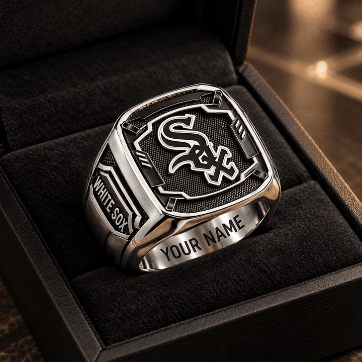Chicago White Sox MLB Custom Fan Ring Print Style 3