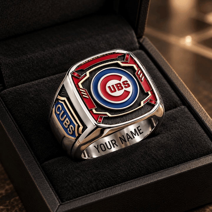 Chicago Cubs MLB Custom Fan Ring Print Style 3