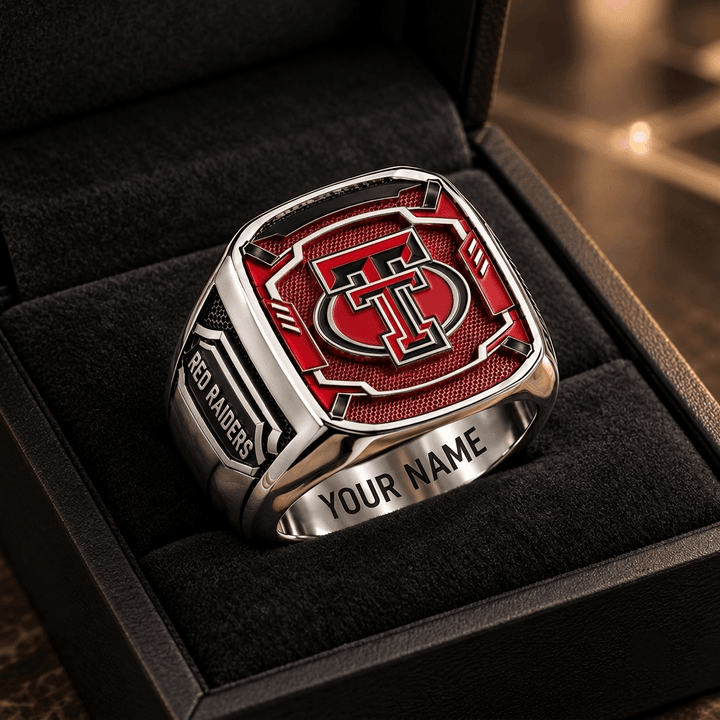 Texas Tech Red Raiders NCAA Custom Fan Ring Print Style 3