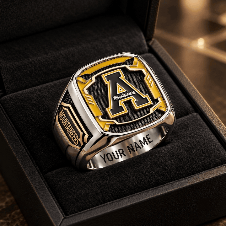 Appalachian State Mountaineers NCAA Custom Fan Ring Print Style 3