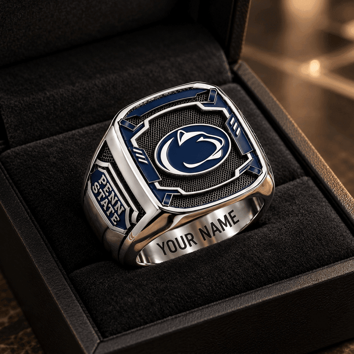 Penn State Nittany Lions NCAA Custom Fan Ring Print Style 3