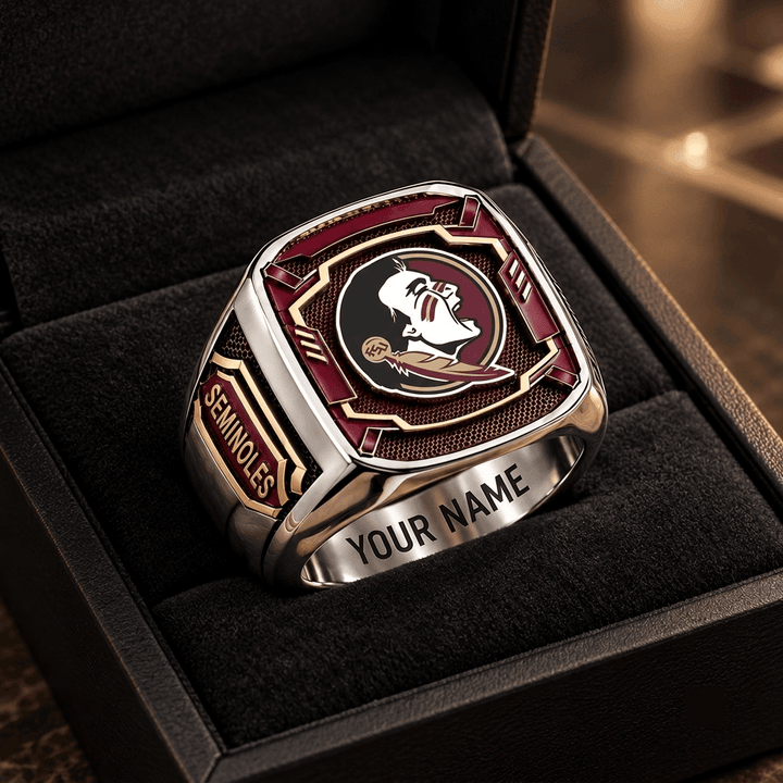 Florida State Seminoles NCAA Custom Fan Ring Print Style 3
