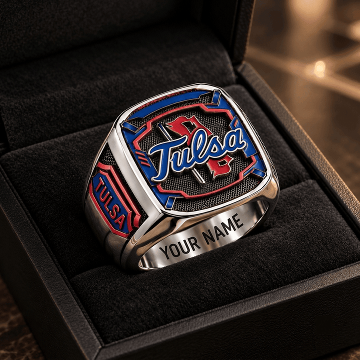 Tulsa Golden Hurricane NCAA Custom Fan Ring Print Style 3