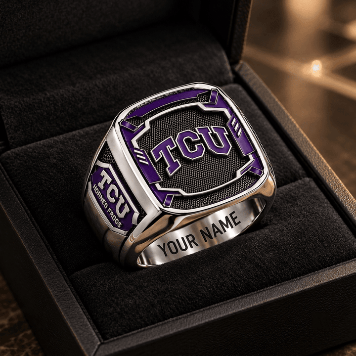 TCU Horned Frogs NCAA Custom Fan Ring Print Style 3