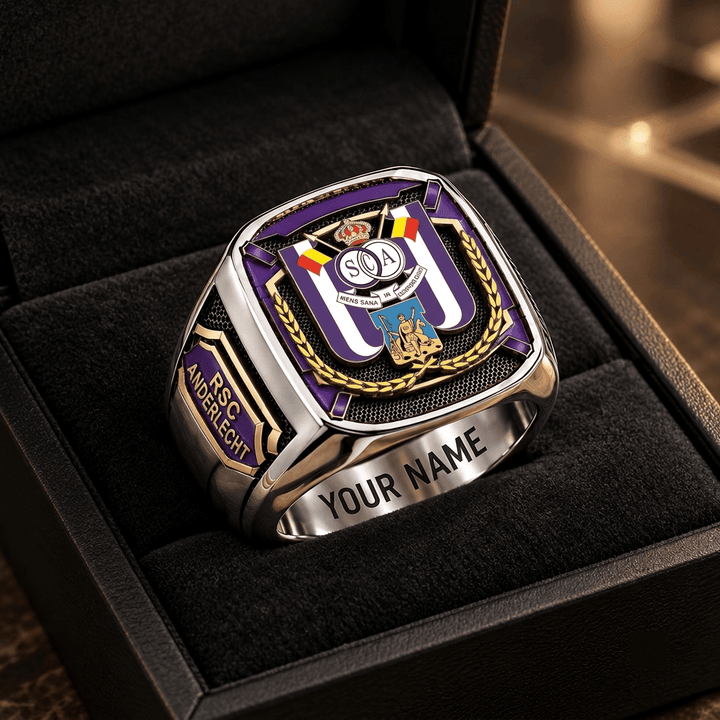 RSC Anderlecht Belgian Pro League Custom Fan Ring Print Style 3