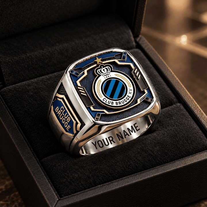 Club Brugge Belgian Pro League Custom Fan Ring Print Style 3