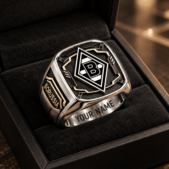 Borussia MÃ¶nchengladbach BUNDESLIGA Custom Fan Ring Print Style 3