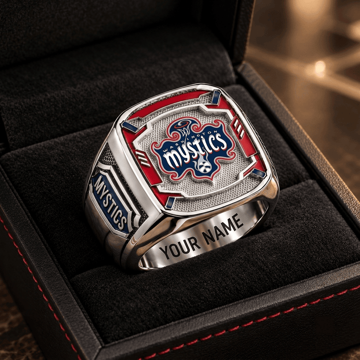 Washington Mystics WNBA Custom Fan Ring Print Style 3