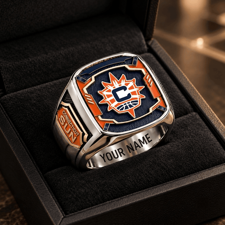 Connecticut Sun WNBA Custom Fan Ring Print Style 3