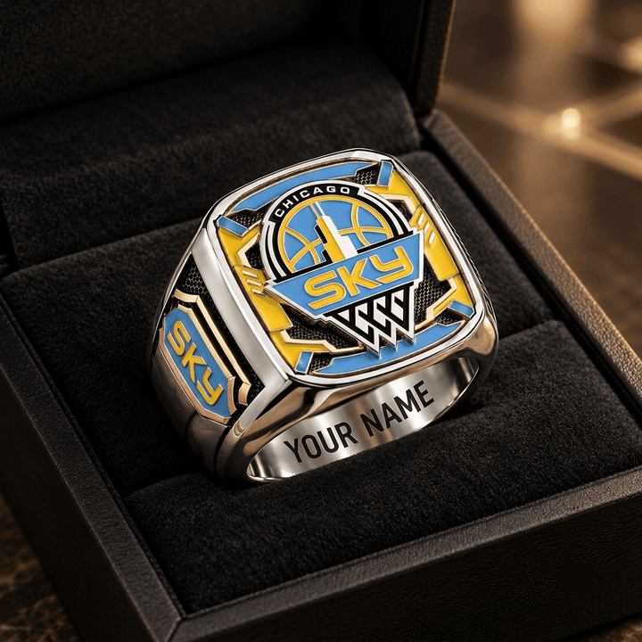 Chicago Sky WNBA Custom Fan Ring Print Style 3