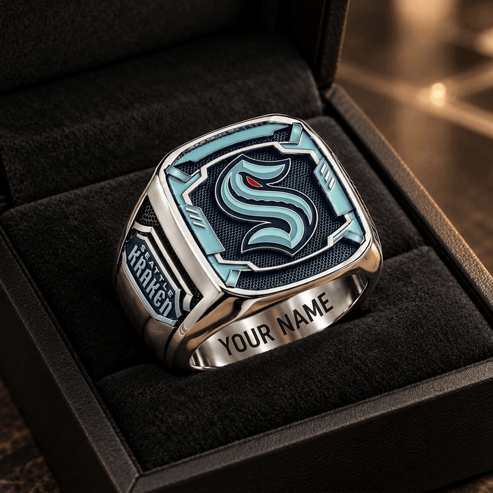 Seattle Kraken NHL Custom Fan Ring Print Style 3