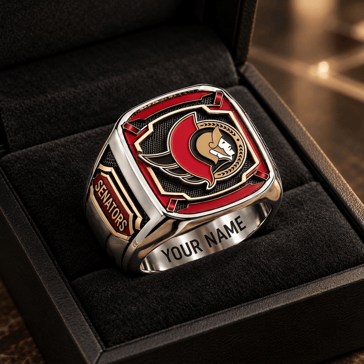 Ottawa Senators NHL Custom Fan Ring Print Style 3