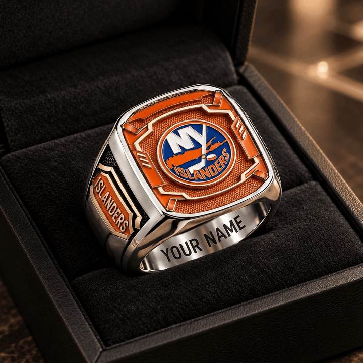 New York Islanders NHL Custom Fan Ring Print Style 3