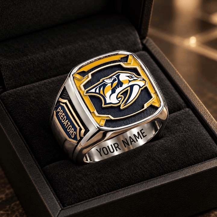 Nashville Predators NHL Custom Fan Ring Print Style 3