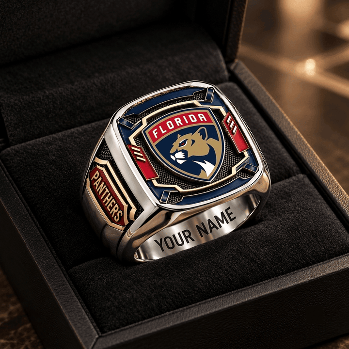 Florida Panthers NHL Custom Fan Ring Print Style 3