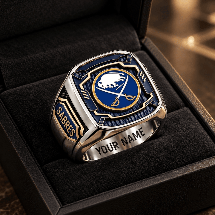 Buffalo Sabres NHL Custom Fan Ring Print Style 3
