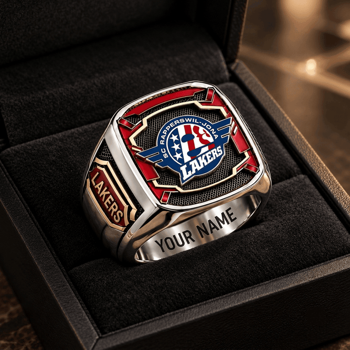 SC Rapperswil Jona Lakers National League Custom Fan Ring Print Style 3