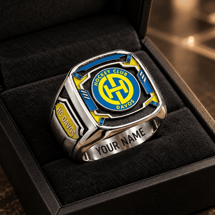 HC Davos National League Custom Fan Ring Print Style 3