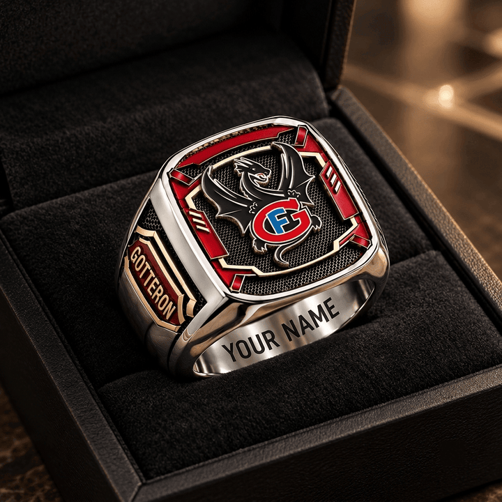 Fribourg GottÃ©ron National League Custom Fan Ring Print Style 3