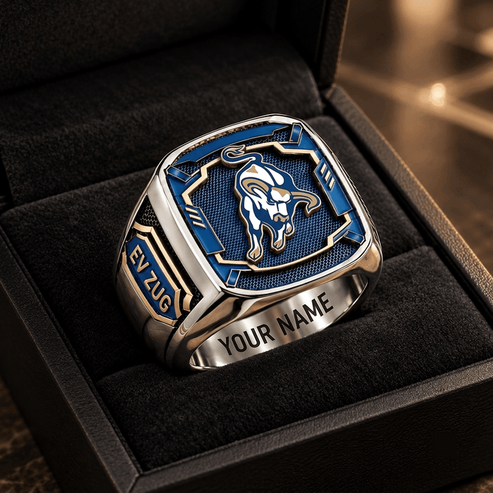 EV Zug National League Custom Fan Ring Print Style 3