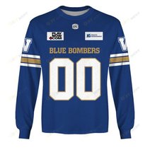 Personalized CFL Winnipeg Blue Bombers Jersey 2022 Hoodie