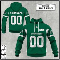 Personalized CFL Saskatchewan Roughriders Jersey 2022 Hoodie