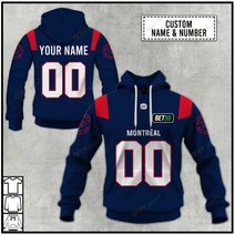 Personalized CFL Montreal Alouettes Jersey 2022 Hoodie