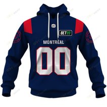 Personalized CFL Montreal Alouettes Jersey 2022 Hoodie