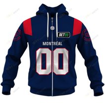 Personalized CFL Montreal Alouettes Jersey 2022 Hoodie