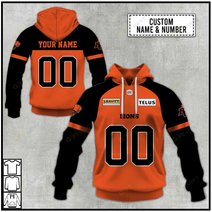 Personalized CFL BC Lions Jersey 2022 Hoodie